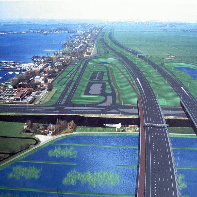 A2 bij de afslag N201