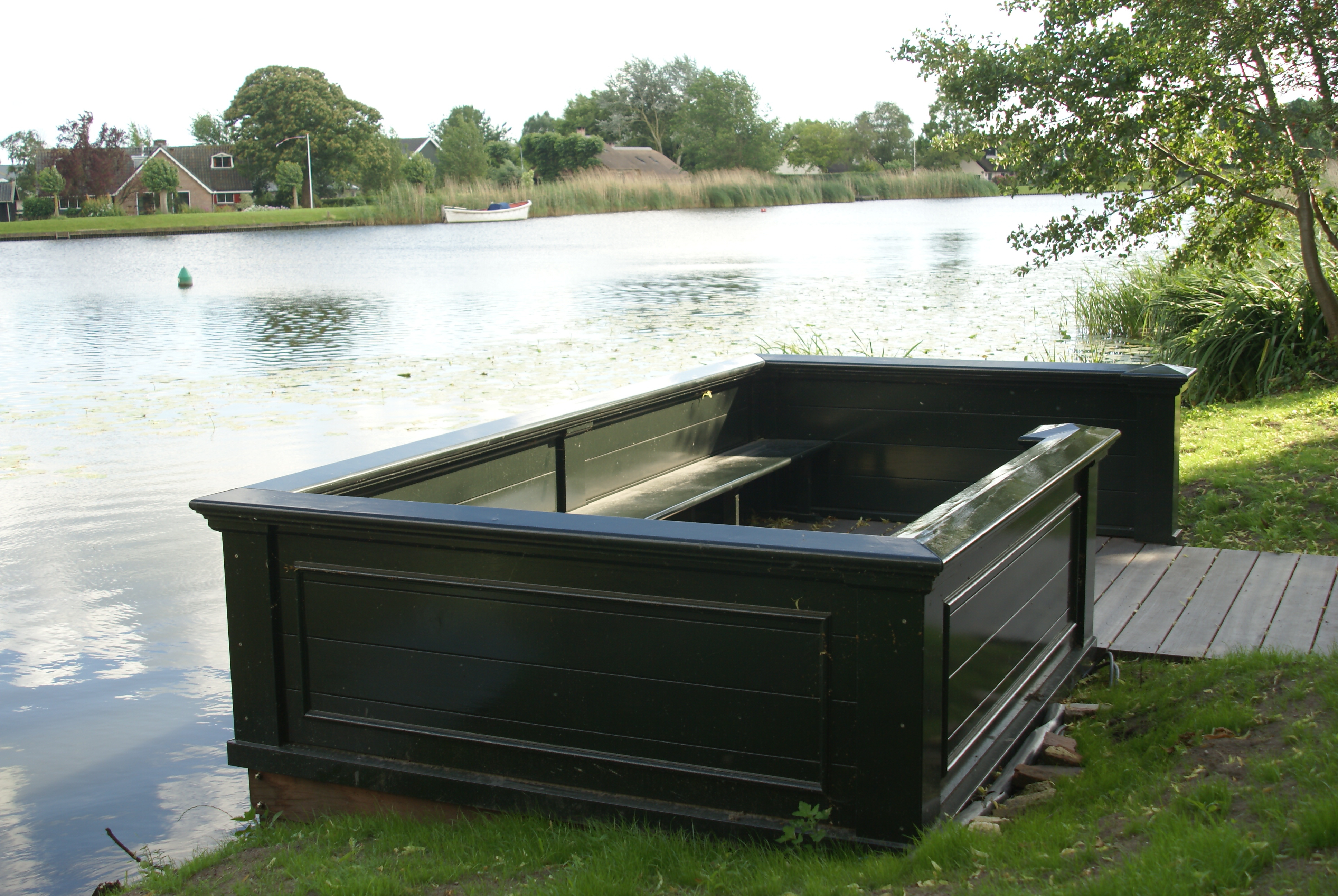 Waterbank bij Overdam