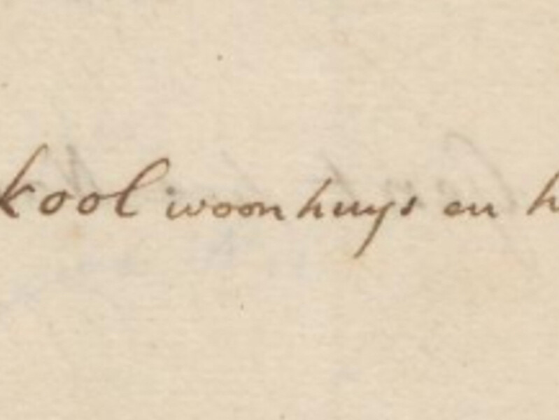 Verpondingenlijst 1730 met vermelding scheepshelling aan Oud Over