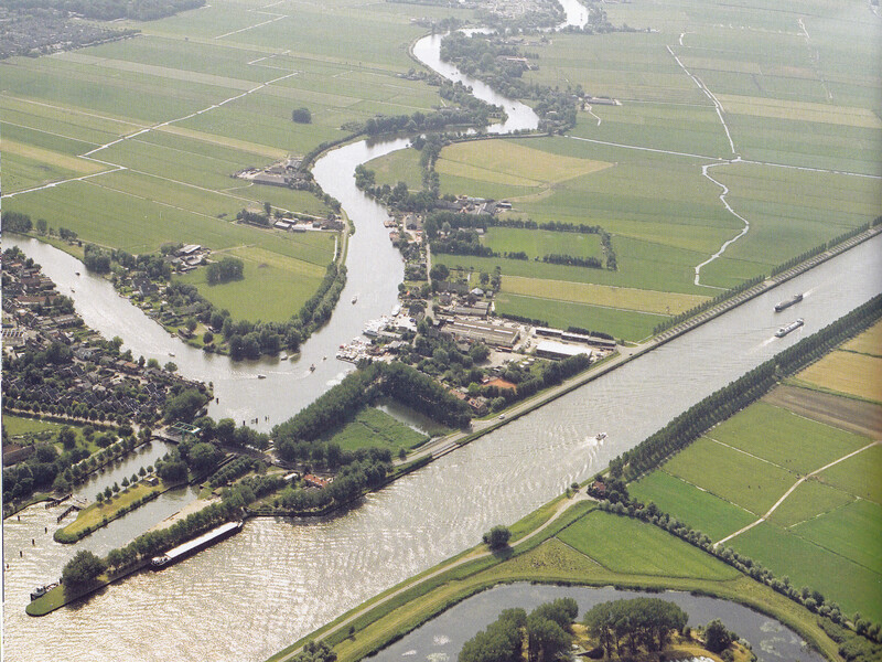 Splitsing Vecht-AmstedamRijnkanaal bij Nigtevecht
