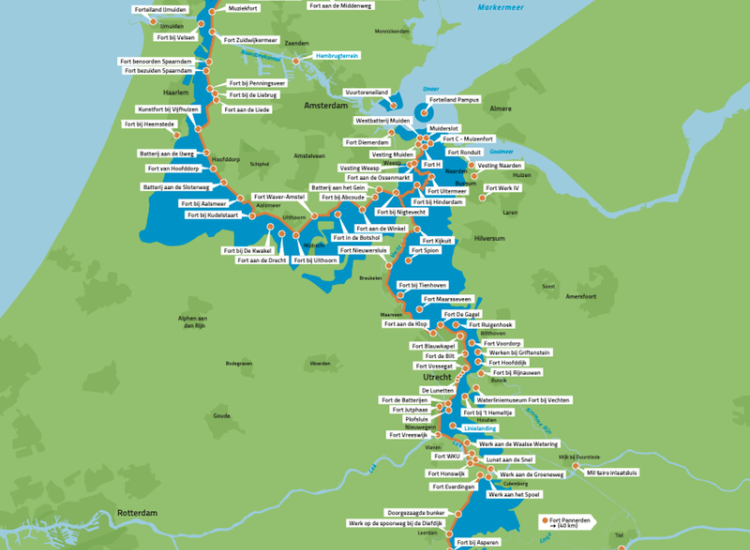 De Hollandse Waterlinies: NHW en Stelling van Amsterdam