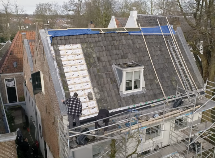 Verduurzaming dak Dorpsstraat 19 