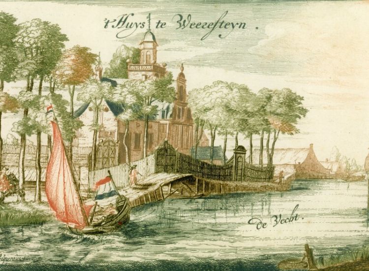 t Huys te Weeresteyn, Johannes Leupenius 1668 (Coll. Beelaerts van Blokland)