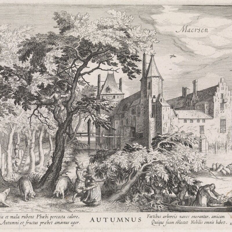 Kasteel Nijenrode 1606, prent van Hessel Gerrits.