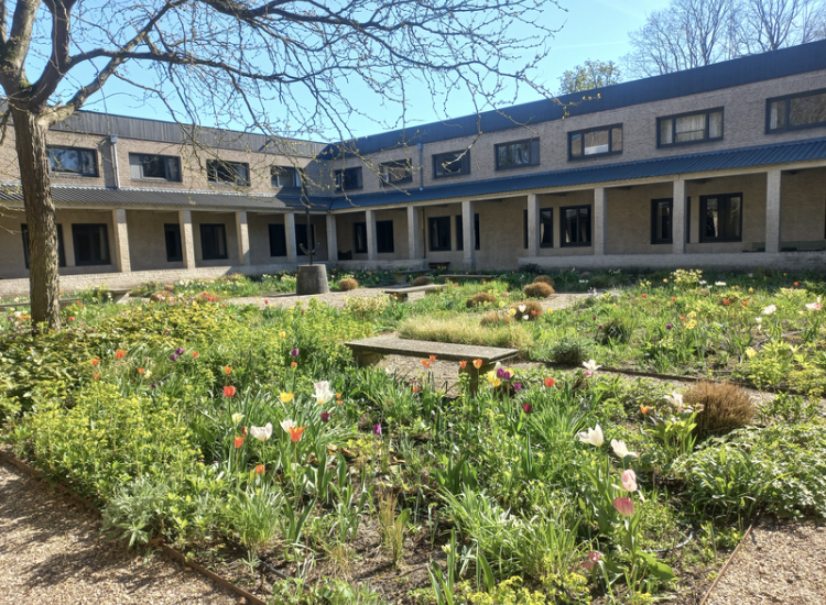 De priktijd van buitenplaats Doornburgh, de binnentuin