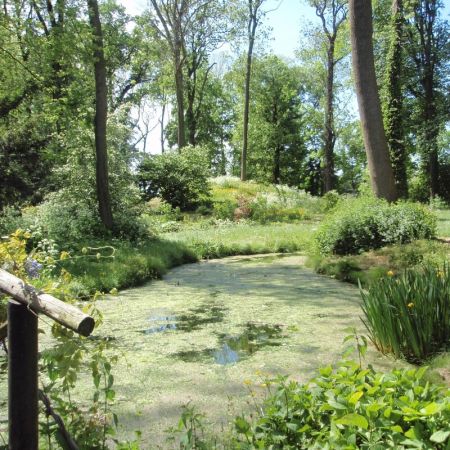 Het Engelse landschapspark van kasteel Loenersloot