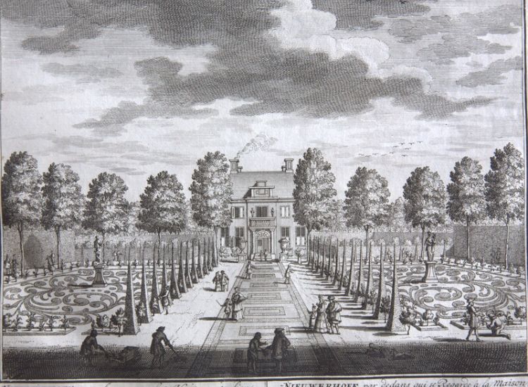 Tuin van Nieuwerhoek, Zegepraalende Vecht, 1719