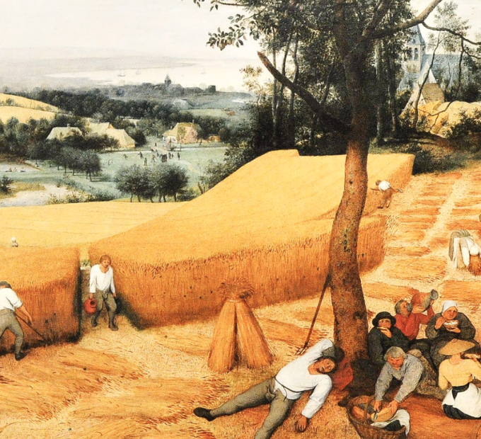 Oogsttijd door Pieter Brueghel