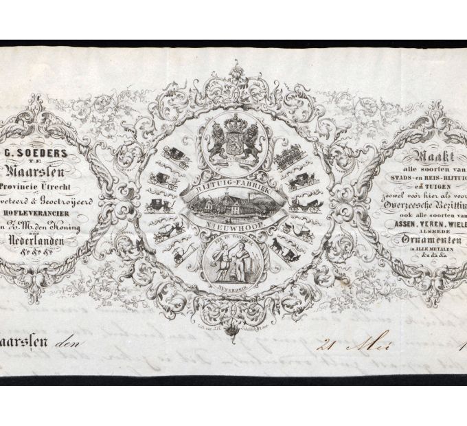 Briefhoofd rijtuigenfabriek Soeders