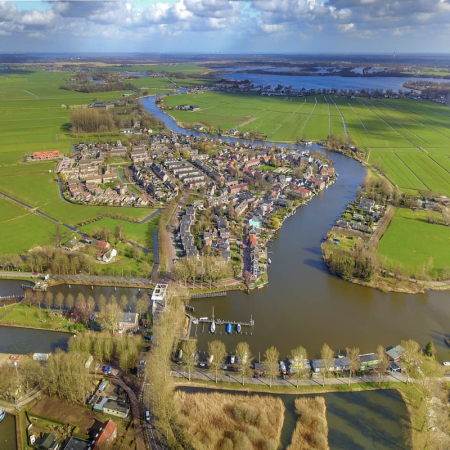 Luchtfoto van Nigtevecht. (Foto: droneflybenny)