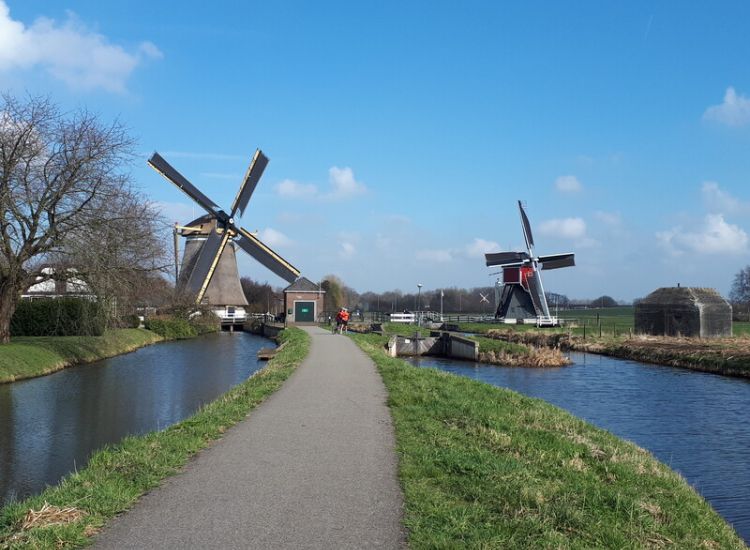 Poldermolens bij Oud Zuilen